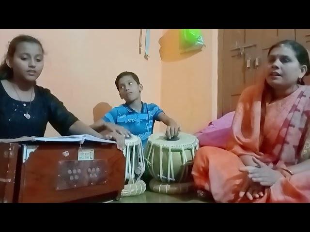 bhajan kro dheere dheere kishan dwivedi harimunium by shalinee dwivedi singer by anuradha dwivedi