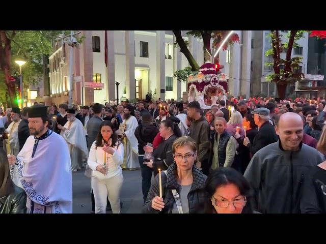 Proçesioni i Epitafit në Katedralen “Ngjallja e Krishtit”, Tiranë 3 Maj 2024