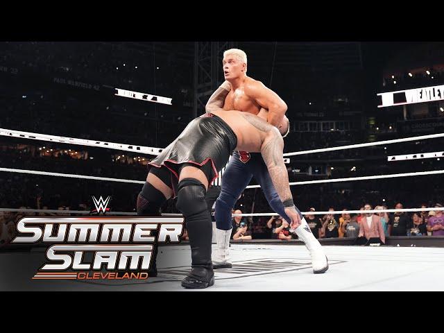 Cody Rhodes vs. Solo Sikoa – Undisputed WWE Championship Match: SummerSlam 2024 highlights