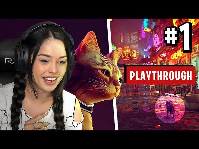 THIS GAME IS BEAUTIFUL | Valkyrae plays Stray (PART 1/2)