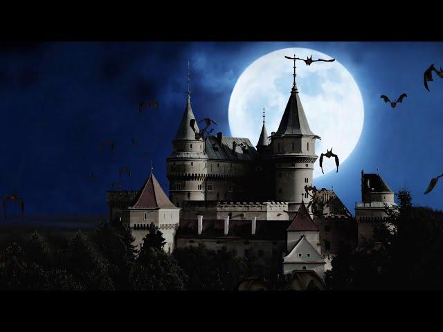 Bats Flying Out Of A Castle