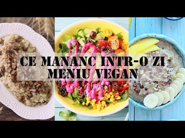 Ce Mănânc într-o zi! Meniu Vegan Simplu și Delicios - Plin de nutrienți!