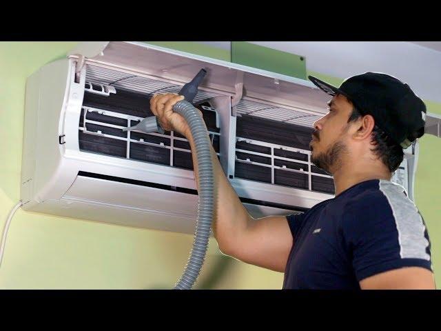 Learn How to Clean an Air Conditioner Servicing AC Cleaning at Home - SMELL FREE AC