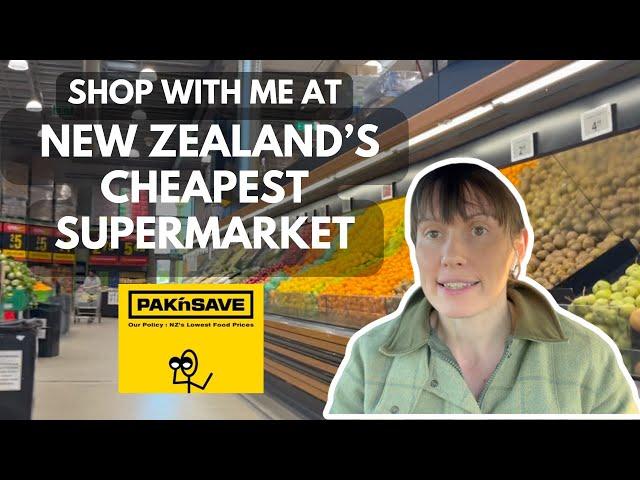 SHOP WITH ME AT NZ'S CHEAPEST SUPERMARKET: PAK'NSAVE – COST OF LIVING NEW ZEALAND