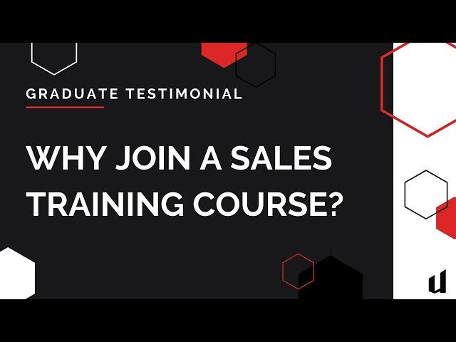 Why Join A Sales Training Course? | Tech Sales Training | Uvaro Graduate Testimonials