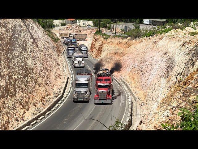 JAMAICA EAST SIDE TRUCKERS / S5-E2 / TRUCKS CLIMBING STEEP GRADE