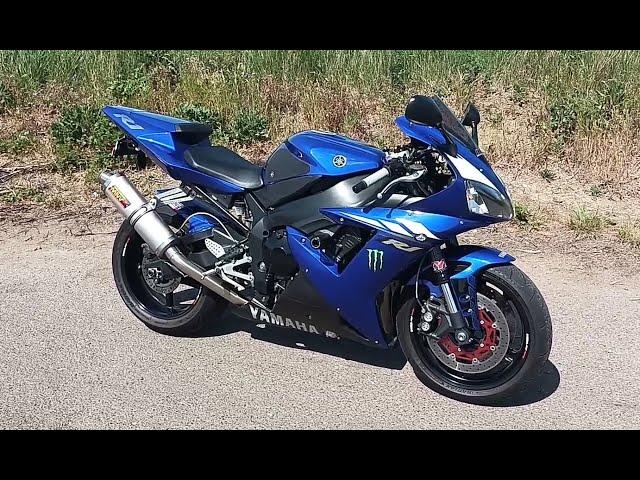 Yamaha R1 2003 5pw fork swap + wheel conversion