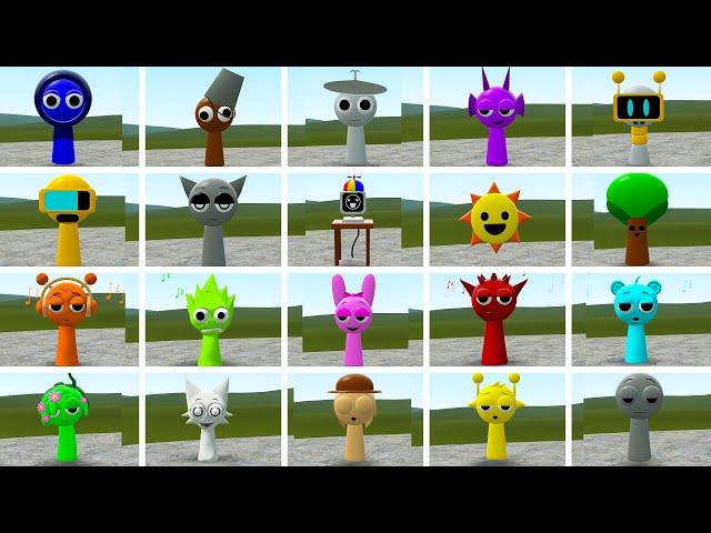 ALL SPRUNKI CHARACTERS In Garry's Mod!