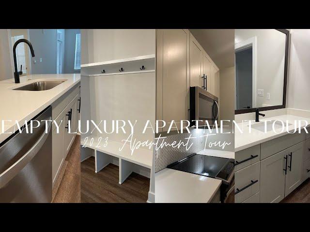 EMPTY LUXURY APARTMENT TOUR | 2023 CLT Apartment Tour