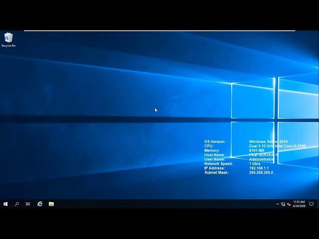 File And Storage Server Quick Config