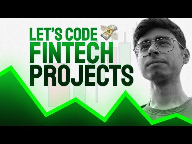 Let's Build 3 Fintech Projects | Weekend Projects | Python