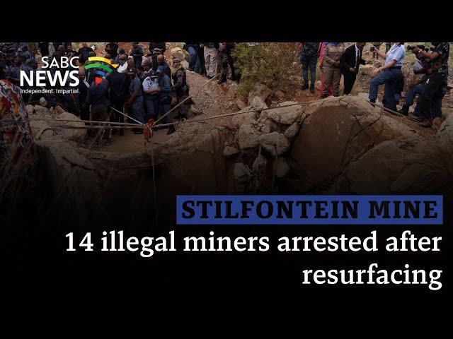 Stilfontein Mine | 14 illegal miners arrested after resurfacing