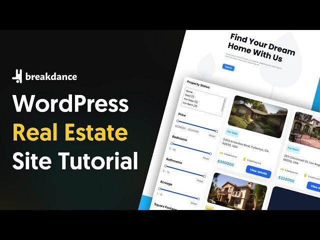 How To Build A WordPress Real Estate Website In 60 Minutes