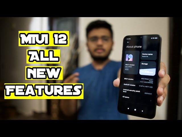 MIUI 12 | All The Latest Features Feat. Redmi 9A