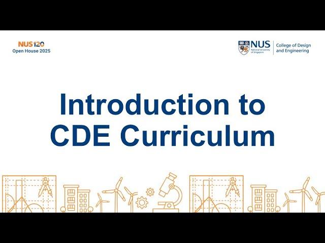 CDE e-Open House 2025: Introduction to CDE Curriculum (Programme Video)