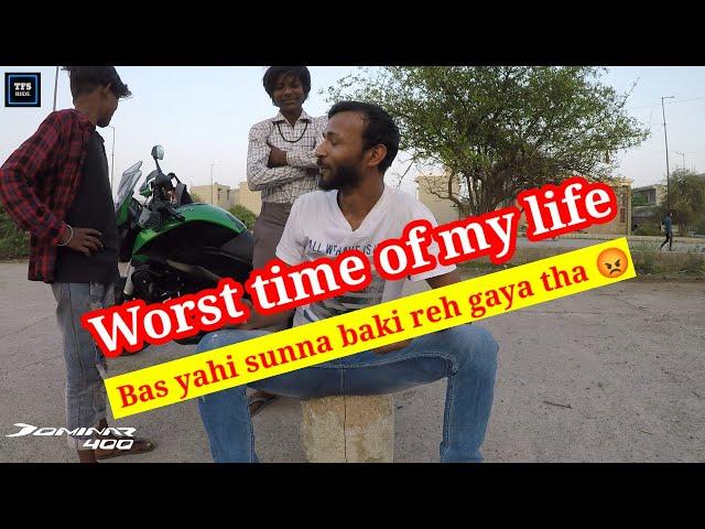 Moto vlogging on its worst time  ! TFS Ride #dominar400 #motovlog #ytshorts #bikelover