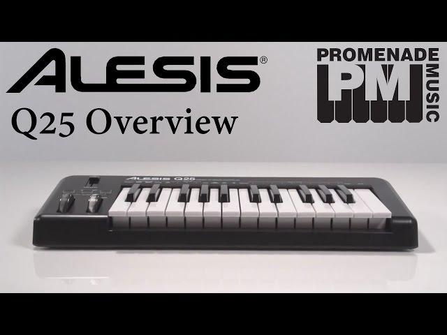 Alesis Q25 USB MIDI Keyboard Controller - Overview