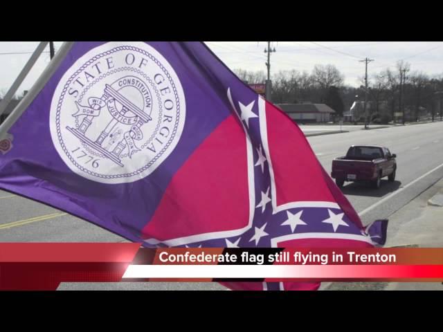 Confederate flag is official city flag in Trenton, Georgia