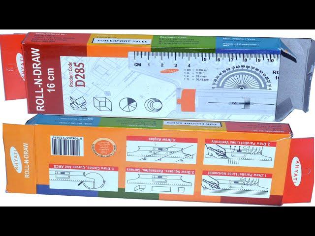 Roll & Draw Scale Ruler 16 cm