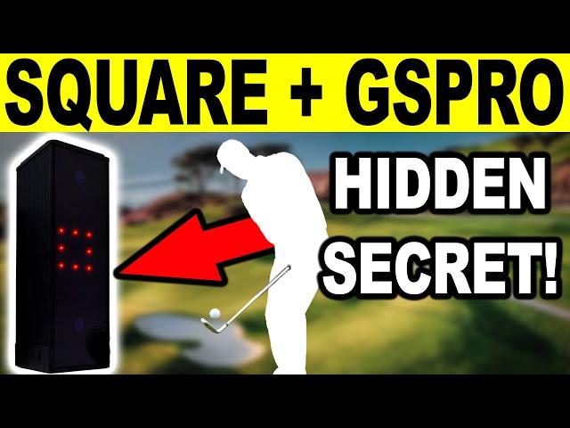 Square Golf & GSPRO Hidden SECRET! Home Golf Simulator Review