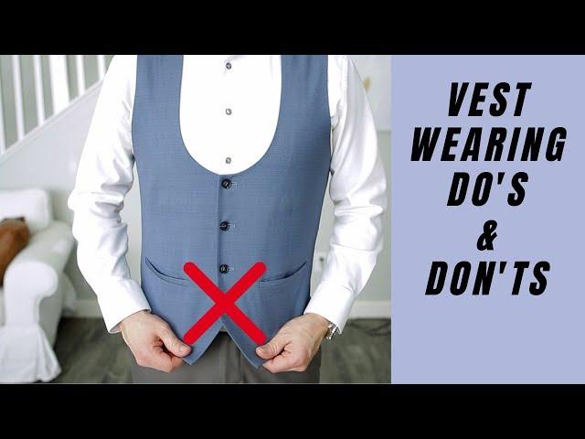 How To Wear A Vest For Men | Waistcoat