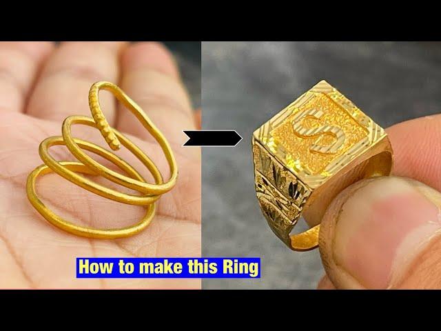 24k Gold Ring Making For Gents | How Gold Ring is Made