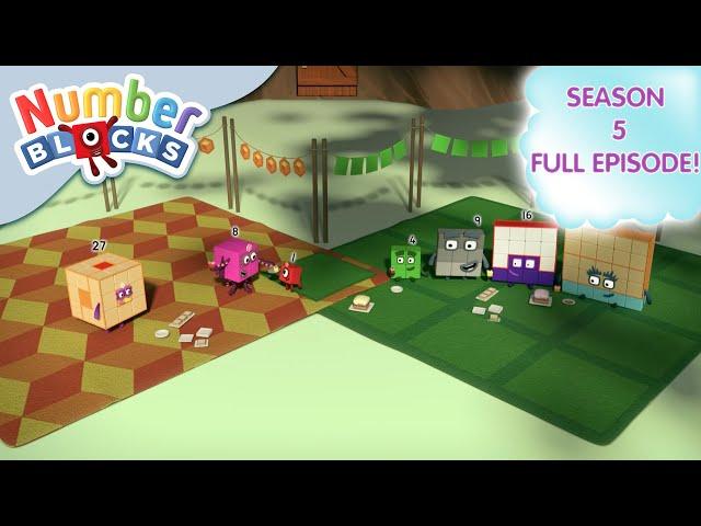 @Numberblocks- Club Picnic  | Shapes | Season 5 Full Episode 18 | Learn to Count