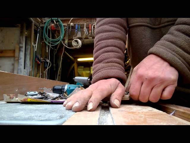 Fixing strip / piano hinges to 9mm plywood with 4x10mm pop rivets destructive test