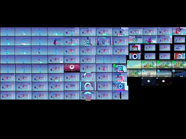 All NumberBlocks Episodes Played At The Same Time (FIXED)