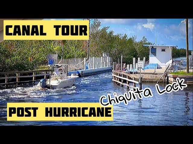 Cape Coral Canal Tour - after Hurricane Ian