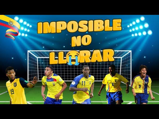 LOS 10 GOLES MAS GRITADOS DE LA SELECCION ECUATORIANA DE  FUTBOL