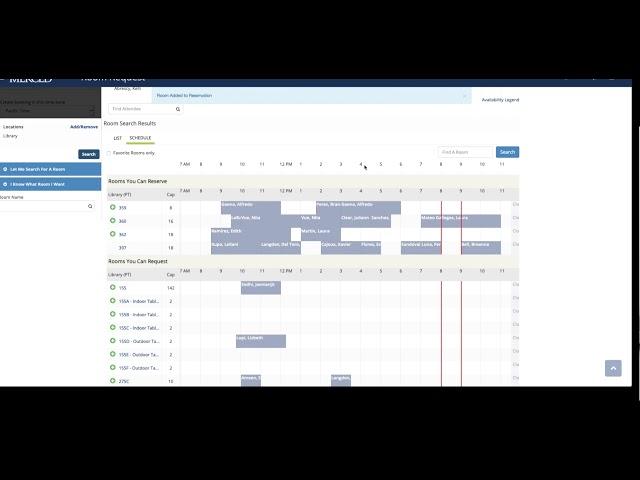 Reserving a Meeting Room in EMS -KL 360 and KL 397