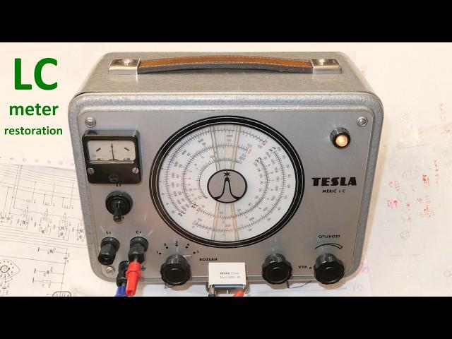 Inductance/capacitance meter restoration (Tesla BM366)