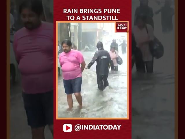 Pune Receives Heavy Downpour, Normal Life Of People Disrupted | India Today News