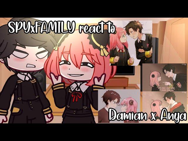 SPYxFAMILY react to Damianya ||Damian x Anya||pt4||  #spyxfamily #anya #damian #damianxanya