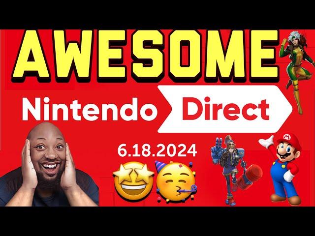 Nintendo Direct was Freaking Awesome