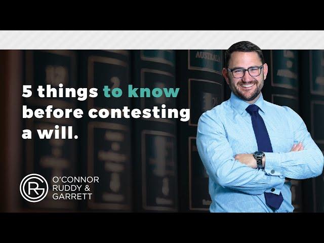 5 things you should know before contesting a Will | ORG Law