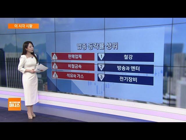 [이 시각 시황] 美 알래스카 가스관 초대에 '강관주' 상승세