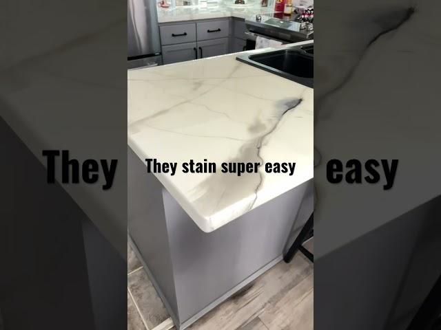 The truth about Epoxy Countertops - Don’t Do It! #shorts