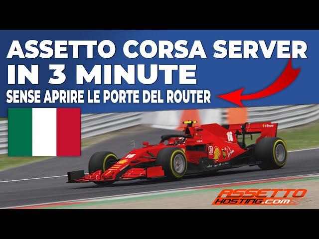 Crea il server Assetto Corsa in 3 minuti