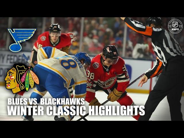 Winter Classic: St. Louis Blues vs. Chicago Blackhawks | Full Game Highlights | ESPN NHL