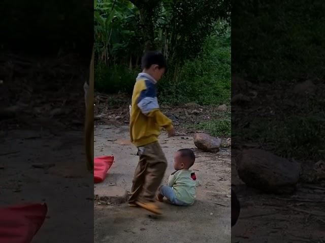 I crawled out to pick up my brother #shorts #shortvideo