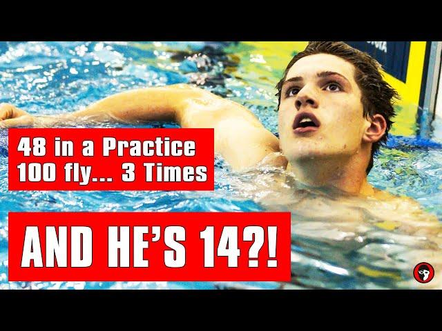 Practice + Pancakes: 14-Year-Old Thomas Heilman Dazzles in Cavalier Aquatics Speed Practice