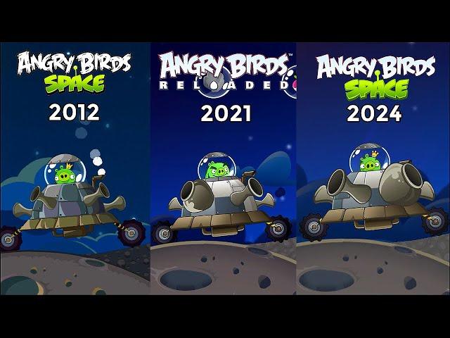 Angry Birds Space VS Angry Birds Reloaded VS Angry Birds Space MOD