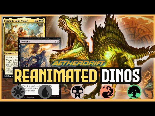 🟢SCARY BIG Turns With Reanimating Dinos! |  MTG Arena Standard Aetherdrift Jund Ranked