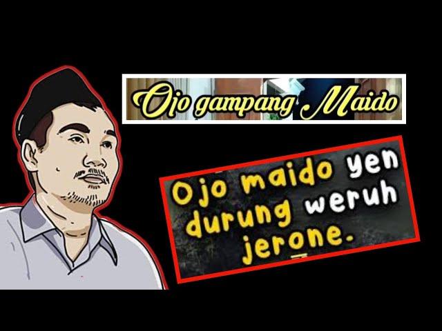 ngaji Gus Baha || ojo gampang dadi wong tukang maido ora apik #gusbaha #gusbahaterbaru