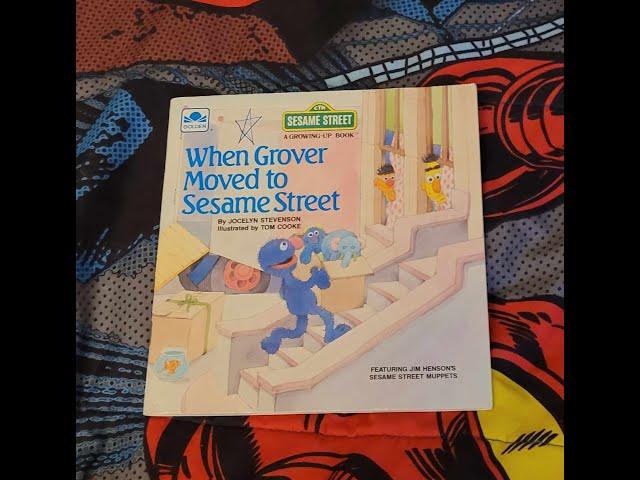 episode 771 when grover moved to sesame street 1985 book on tape