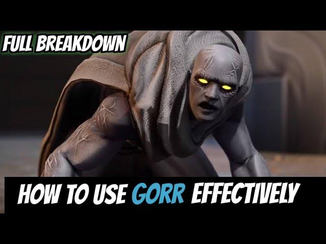 How to use Buffed Gorr Effectively |Full Breakdown| - Marvel Contest of Champions