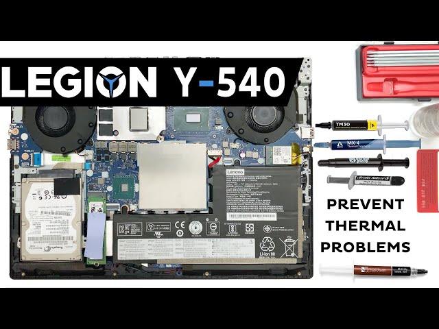 Lenovo Legion Y-540 Thermal Repaste Tutorial