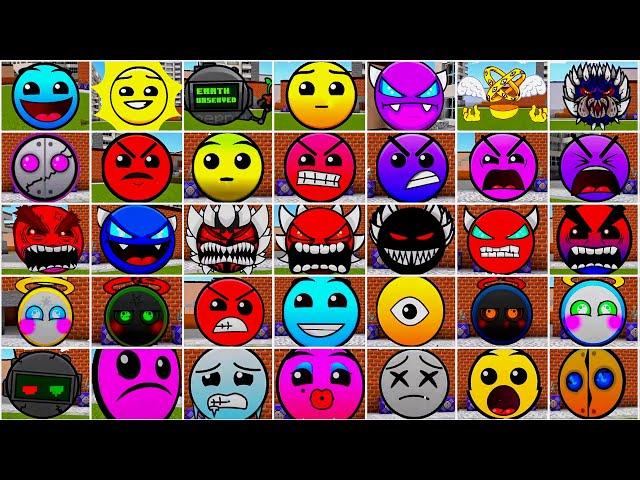 All JUMPSCARES Lobotomy Dash Difficulty Faces NEXTBOTS in Minecraft PE